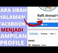 Cara Ubah Halaman Facebook Menjadi Tampilan Profil Terbaru